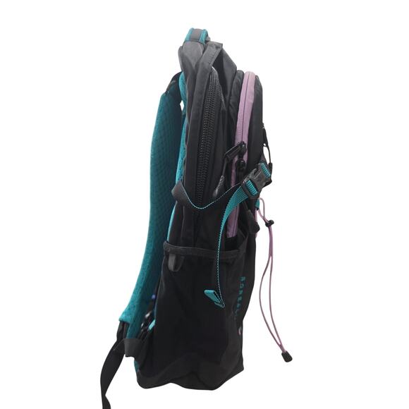 The North Face Borealis Backpack Black/Turquoise Laptop School Work Travel - Picture 4 of 8